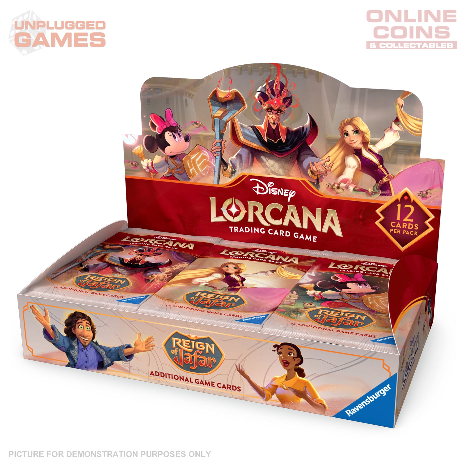 Lorcana - Series 8 DLC Reign of Jafar - SEALED Booster Box (24 Booster Packs)